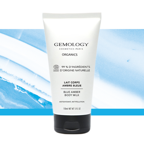 Blue Amber Organic Body Milk - Lait Corps Certifiè Bio Ambre Bleue Organics